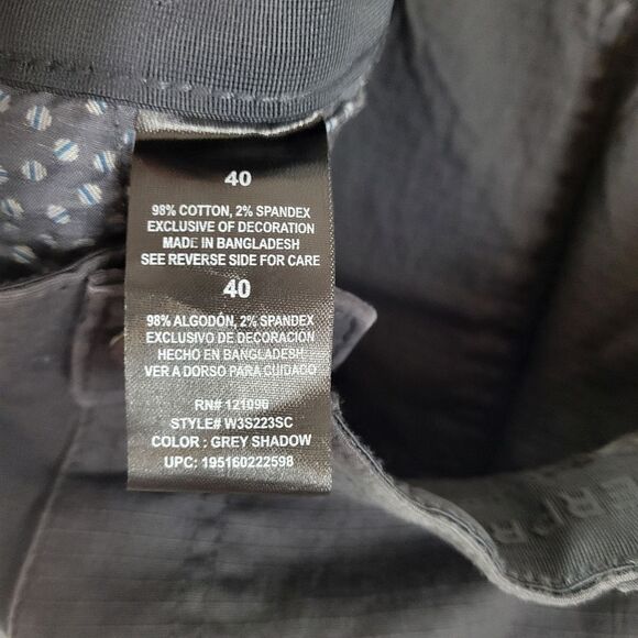 WP Weatherproof‎ Grey Shadow Stretch Trail Utility Shorts Waist Size 40 - Picture 5 of 7